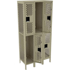 Tennsco - 6 Door, 2 Tier, Welded Locker - Benchmark Tooling
