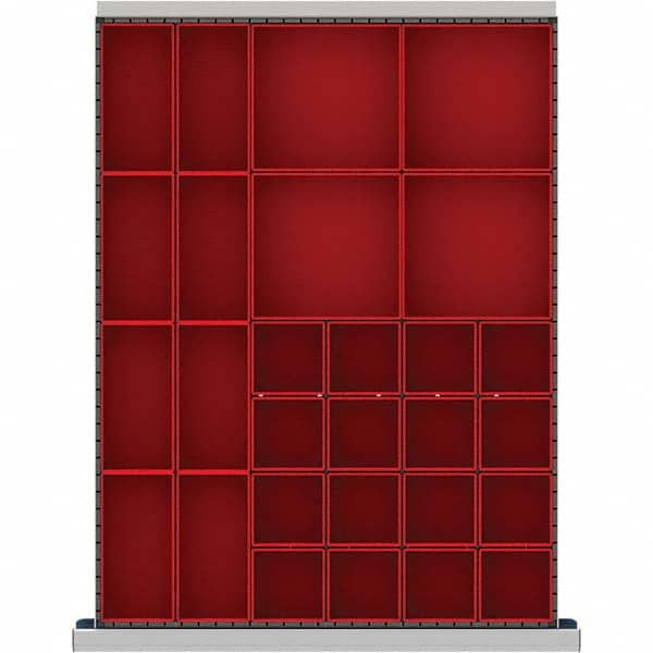 LISTA - 28-Compartment Drawer Divider Layout for 2.17" High Drawers - Benchmark Tooling