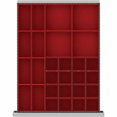 LISTA - 28-Compartment Drawer Divider Layout for 2.17" High Drawers - Benchmark Tooling