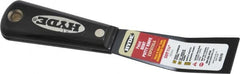 Hyde Tools - 1-1/4" Wide Steel Putty Knife - Stiff, Nylon Handle, 7.6" OAL - Benchmark Tooling