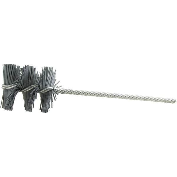 Brush Research Mfg. - 2-3/4" Bore Diam, 120 Grit, Silicon Carbide Flexible Hone - Medium, 3" OAL - Benchmark Tooling