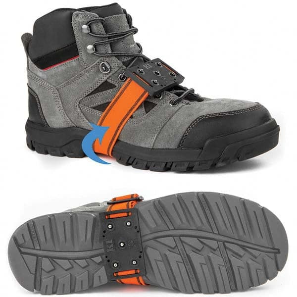 Geroline - Ice Traction Footwear Footwear Style: Strap-On Cleat Traction Type: Tungsten Carbide Stud - Benchmark Tooling