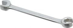 Proto - 7/16 x 7/16", Satin Finish, Combination Flare Nut Wrench - 6 Points, 6-1/32" OAL, Steel, Double End Head - Benchmark Tooling