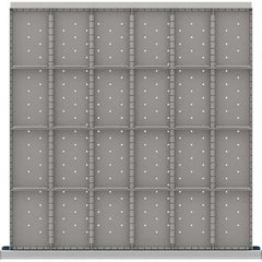 LISTA - 24-Compartment Drawer Divider Layout for 3.15" High Drawers - Benchmark Tooling
