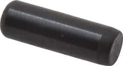 Holo-Krome - 1/4" Diam x 3/4" Pin Length 4000 Alloy Steel Oversized Dowel Pin - Black Luster Finish, C 47-58 & C 60 (Surface) Hardness, 1 Beveled & 1 Rounded End - Benchmark Tooling