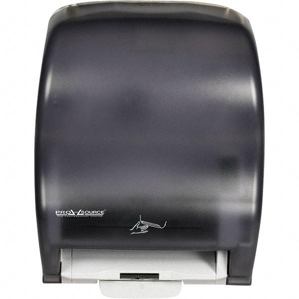 PRO-SOURCE - Hands Free, Plastic Paper Towel Dispenser - 1 Roll 8", Black - Benchmark Tooling