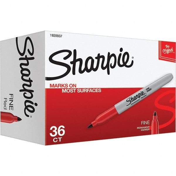 Sharpie - Markers & Paintsticks Type: Permanent Color: Red - Benchmark Tooling