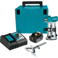 Makita - Electric Routers Collet Size (Inch): 1/4 Router Type: Cordless Compact Router - Benchmark Tooling