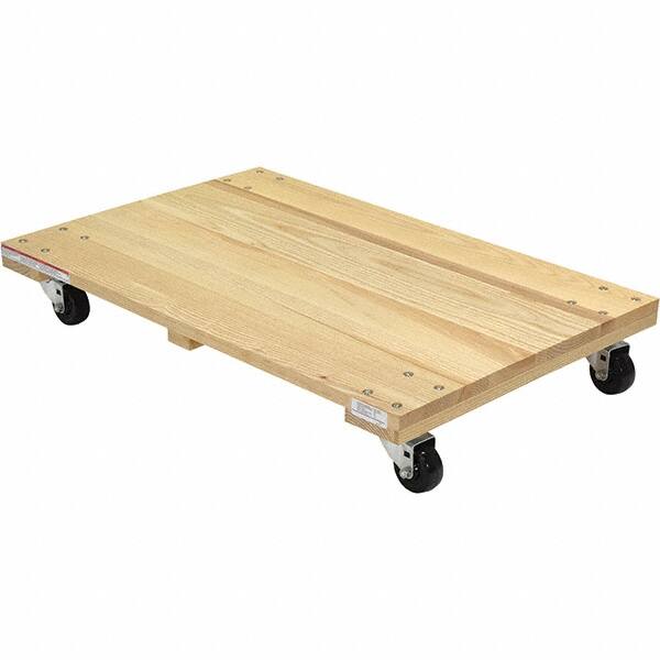 Vestil - 900 Lb Capacity Hardwood Dolly - 36" Long x 24" Wide - Benchmark Tooling