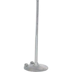 Vestil - 17-3/8" Wide x 48" High Sign Compatiblity, Steel Sign Stand - Silver - Benchmark Tooling