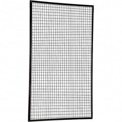 Vestil - 5' Long x 8' High, Black Hinged Door - Benchmark Tooling