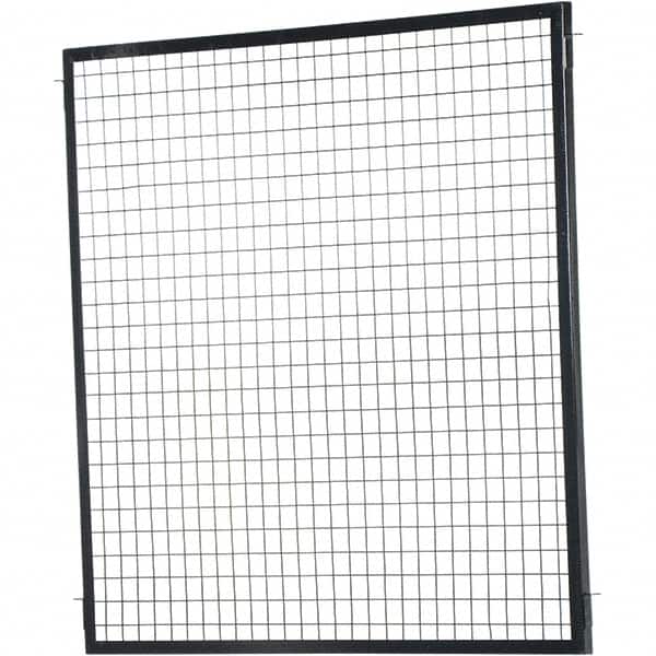 Vestil - 5' Long x 5' High, Black Hinged Door - Benchmark Tooling