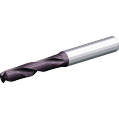 Kennametal - 31/64" 140° Spiral Flute Solid Carbide Taper Length Drill Bit - Benchmark Tooling