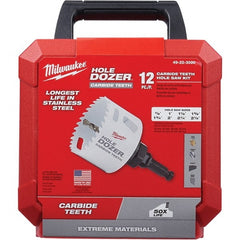 Milwaukee Tool - Hole Saw Kits Minimum Saw Diameter (Inch): 7/8 Maximum Saw Diameter (Inch): 2-1/2 - Benchmark Tooling