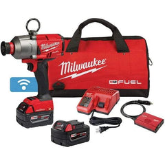 Milwaukee Tool - Cordless Impact Wrenches & Ratchets Voltage: 18.0 Drive Size (Inch): 7/16 - Benchmark Tooling