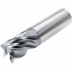 Niagara Cutter - 1/2", 1" LOC, 1/2" Shank Diam, 3" OAL, 5 Flute, Solid Carbide Square End Mill - Benchmark Tooling