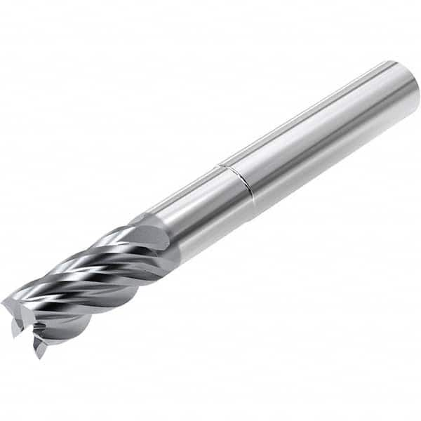 Niagara Cutter - 1/2", 5/8" LOC, 1/2" Shank Diam, 6" OAL, 5 Flute, Solid Carbide Square End Mill - Benchmark Tooling