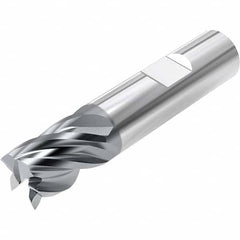 Niagara Cutter - 1/2", 5/8" LOC, 1/2" Shank Diam, 3" OAL, 5 Flute, Solid Carbide Square End Mill - Benchmark Tooling