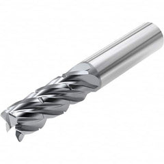 Niagara Cutter - 1/2" Diam 5 Flute Solid Carbide 0.0312" Corner Radius End Mill - Benchmark Tooling