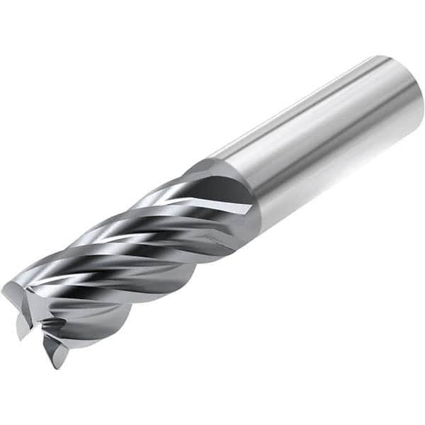 Niagara Cutter - 3/8" Diam 5 Flute Solid Carbide 0.0312" Corner Radius End Mill - Benchmark Tooling