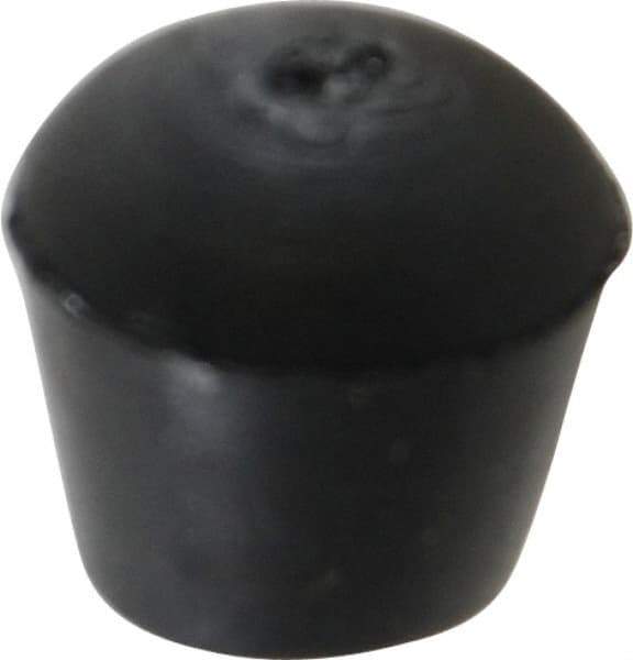 De-Sta-Co - 0.437" Max Diam, 8-32 Thread, Neoprene, Slip On, Round End, Clamp Spindle Assembly Replacement Cap - For 1/4" Diam Standard Spindle, 0.44" OAL, 0.2205" Hole Diam - Benchmark Tooling