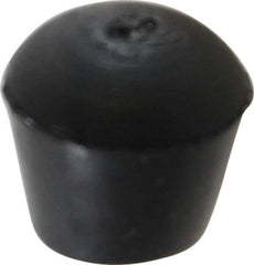 De-Sta-Co - 0.437" Max Diam, 8-32 Thread, Neoprene, Slip On, Round End, Clamp Spindle Assembly Replacement Cap - For 1/4" Diam Standard Spindle, 0.44" OAL, 0.2205" Hole Diam - Benchmark Tooling