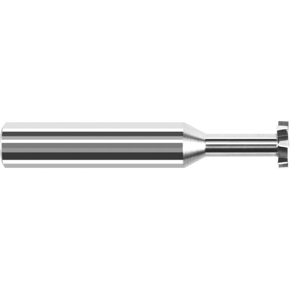 Harvey Tool - 1/8" Cut Diam, 1/32" Cut Width, 1/8" Shank, Staggered-Tooth Woodruff Keyseat Cutter - Exact Industrial Supply