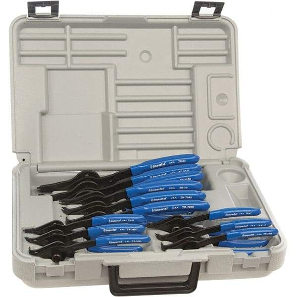 Imperial - Retaining Ring Pliers Sets Type: Convertible Number of Pieces: 12 - Benchmark Tooling