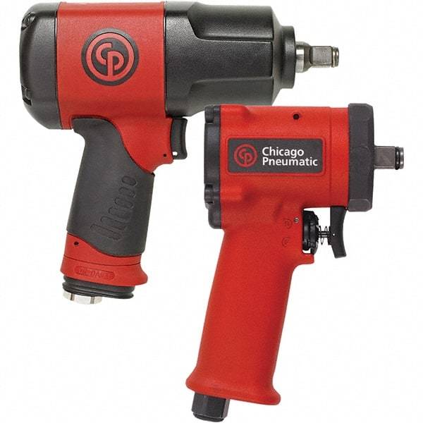 Chicago Pneumatic - Air Impact Wrenches & Ratchets   Drive Size: 1/2    Handle Type: Palm Grip - Benchmark Tooling