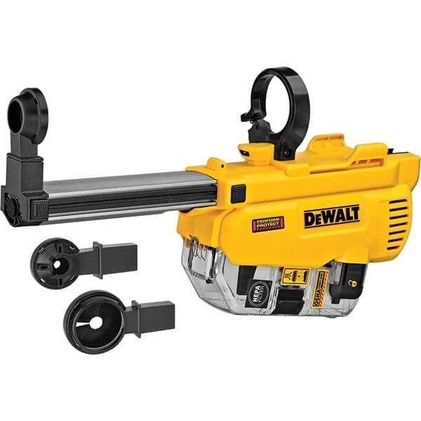 DeWALT - Power Drill Accessories Accessory Type: On Board Dust Collector For Use With: DCH263 1-1/8" SDS Plus D-Handle Rotary Hammer - Benchmark Tooling