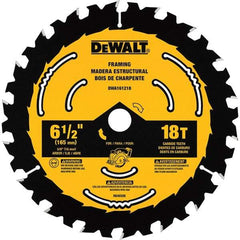 DeWALT - Wet & Dry-Cut Saw Blades   Blade Diameter (Inch): 6-1/2    Blade Material: Tungsten Carbide-Tipped - Benchmark Tooling