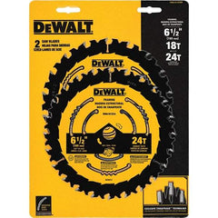 DeWALT - Wet & Dry-Cut Saw Blades   Blade Diameter (Inch): 6-1/2    Blade Material: Tungsten Carbide-Tipped - Benchmark Tooling