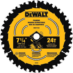 DeWALT - Wet & Dry-Cut Saw Blades   Blade Diameter (Inch): 7-1/4    Blade Material: Tungsten Carbide-Tipped - Benchmark Tooling