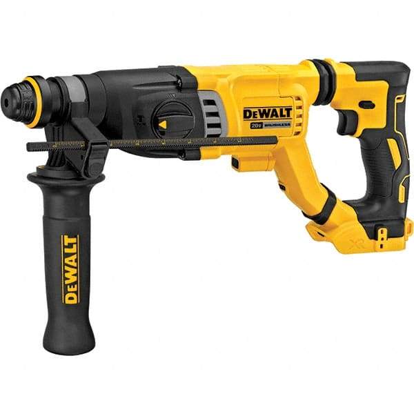 DeWALT - 20 Volt 1-1/8" SDS Plus Chuck Cordless Rotary Hammer - 4300 BPM, 1165 RPM, Reversible - Benchmark Tooling