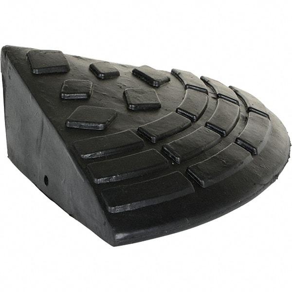 Vestil - 9.68" Long x 9-11/16" Wide, Rubber Rubber Ramp - 4,000 Lb Load Limit - Benchmark Tooling