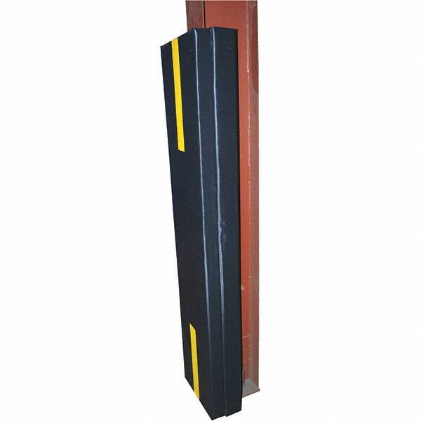 Vestil - 6" High, Column Protector - Fits 4" Columns, Black - Benchmark Tooling