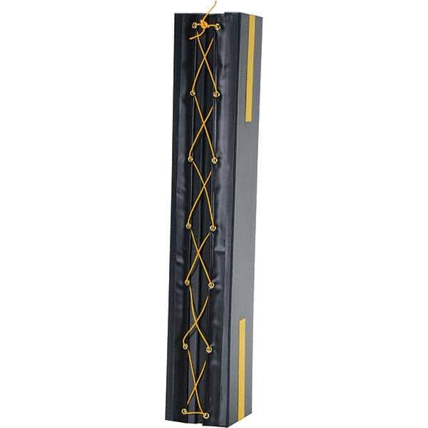 Vestil - 6" High, Column Protector - Fits 7" Columns, Black - Benchmark Tooling