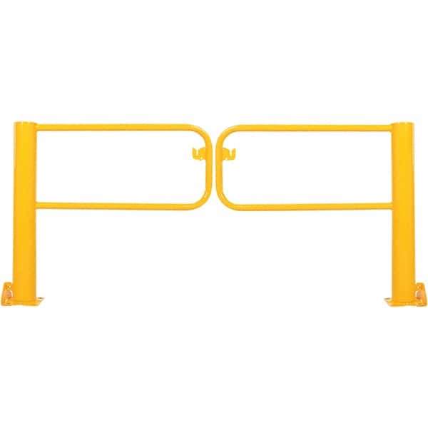 Vestil - Steel Rail Safety Gate - 96-1/16" Wide x 8" Door Height, - Benchmark Tooling