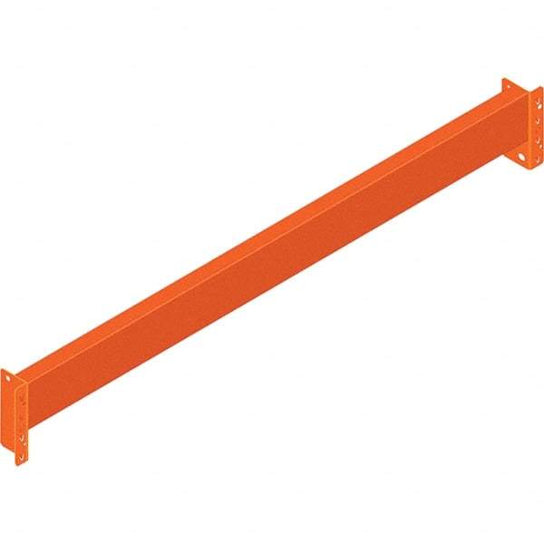 Interlake Mecalux - 96" Wide x 4" High, Heavy-Duty Framing Pallet Rack Beam - 5,340 Lb Capacity, 0.5333" Max Deflection - Benchmark Tooling