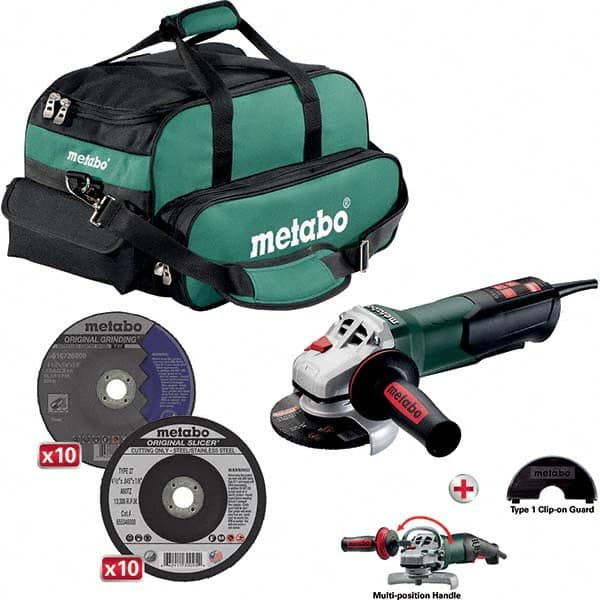 Metabo - Angle & Disc Grinders Type of Power: Corded Wheel Diameter (Inch): 4-1/2 - Benchmark Tooling