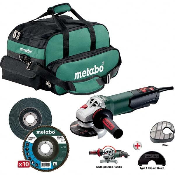 Metabo - Angle & Disc Grinders Type of Power: Corded Wheel Diameter (Inch): 4-1/2 - Benchmark Tooling