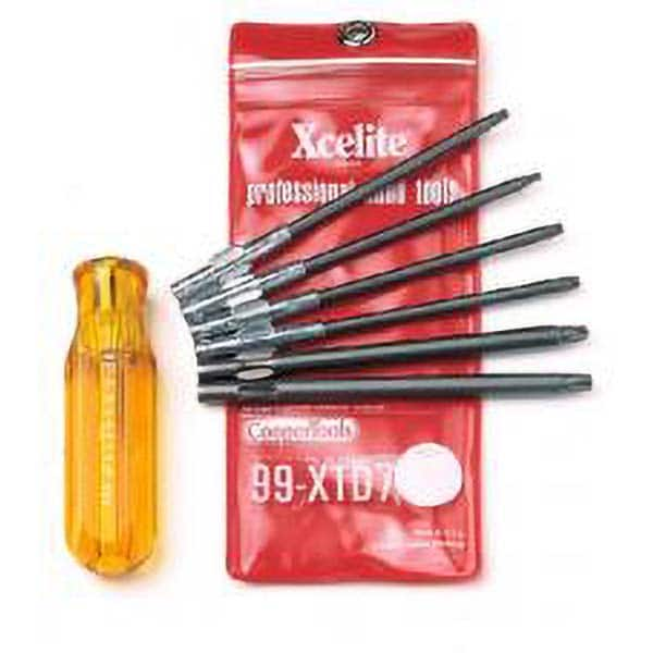 Xcelite - Screwdriver Bit Sets Type: Screwdriver Bit Number of Pieces: 7 - Benchmark Tooling