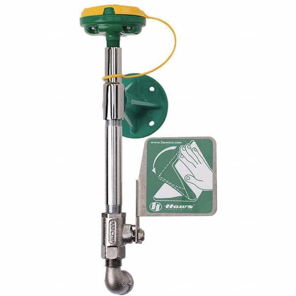 Haws - Plumbed Eye & Face Wash Stations Type: Eye/Face Wash Mount: Wall Mount - Benchmark Tooling