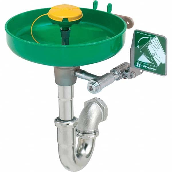 Haws - Plumbed Eye & Face Wash Stations Type: Eye/Face Wash Mount: Wall Mount - Benchmark Tooling