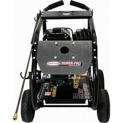 Simpson - Gas, 11.7 hp, 4,400 psi, 4 GPM, Cold Water Pressure Washer - AAA Triplex, 50' x 3/8" Hose - Benchmark Tooling