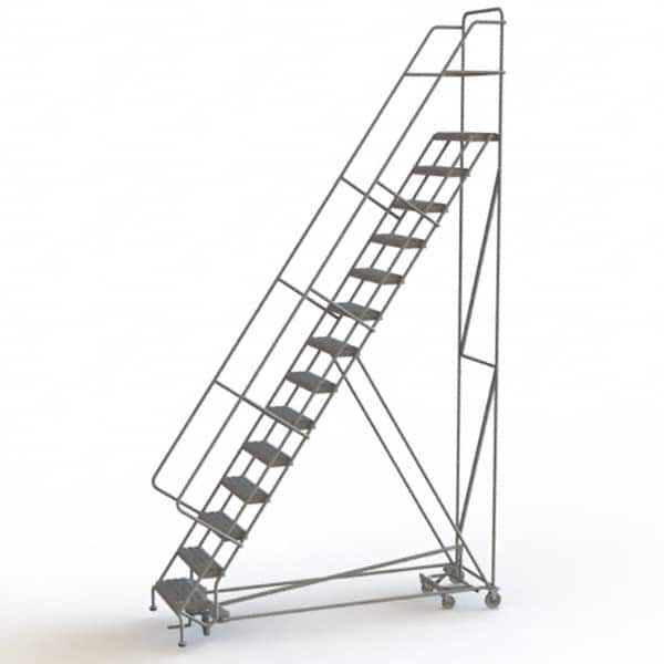 TRI-ARC - Rolling & Wall Mounted Ladders & Platforms Type: All-Directional Ladder Style: Rolling Safety Ladder - Benchmark Tooling