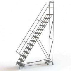 TRI-ARC - Rolling & Wall Mounted Ladders & Platforms Type: All-Directional Ladder Style: Rolling Safety Ladder - Benchmark Tooling