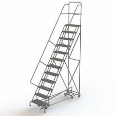 TRI-ARC - Rolling & Wall Mounted Ladders & Platforms Type: All-Directional Ladder Style: Rolling Safety Ladder - Benchmark Tooling