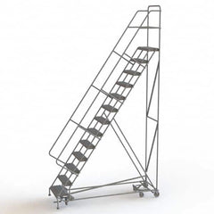 TRI-ARC - Rolling & Wall Mounted Ladders & Platforms Type: All-Directional Ladder Style: Rolling Safety Ladder - Benchmark Tooling