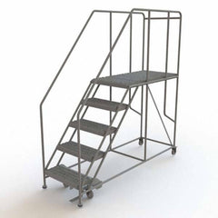 TRI-ARC - Rolling & Wall Mounted Ladders & Platforms Type: Rolling Work Platform Style: Steel Work Platform - Benchmark Tooling